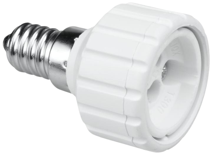 Thorgeon - 19016 Lamp Holder Adapter E14-GU10 White