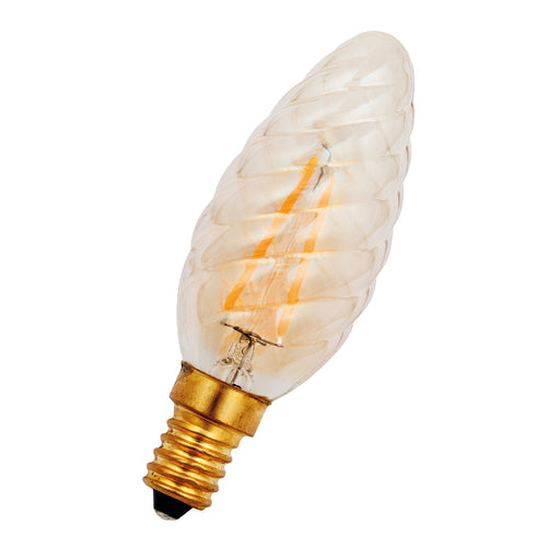Bailey 80100036400 - LED Filament C35 Twisted E14 230V 1.5W 2200K Gold Bailey Bailey - The Lamp Company