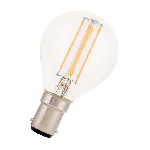 Bailey - 80100037486 - LED FIL G45 Ba15d 4W (39W) 450lm 827 Clear Light Bulbs Bailey - The Lamp Company