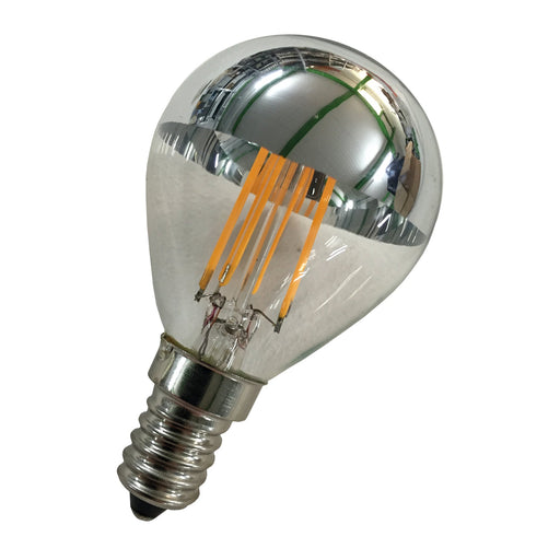 Bailey - 143612 - LED FIL G45 TM Silver E14 DIM 4W (29W) 300lm 827 Light Bulbs Bailey - The Lamp Company