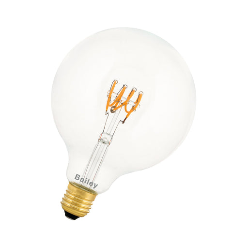 Bailey - 80100038655 - SPIRALED Leslie G125 E27 DIM 4W 180lm 922 Clear Light Bulbs Bailey - The Lamp Company