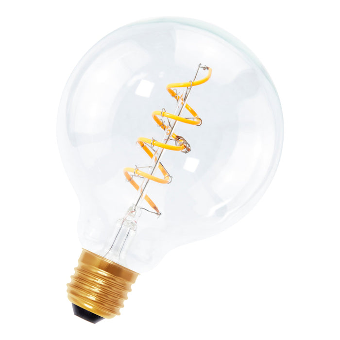 Bailey - 145014 - SPIRALED William G95 E27 DIM 3.2W 190lm 922 Clear Light Bulbs Bailey - The Lamp Company