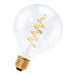 Bailey - 145014 - SPIRALED William G95 E27 DIM 3.2W 190lm 922 Clear Light Bulbs Bailey - The Lamp Company