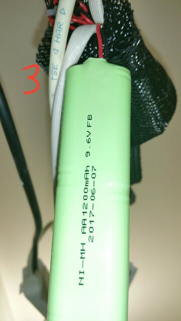 BA-8/1AAM2-3-C 9.6V 2.3AH AA NI-MH AA Ni-Cd and Ni-Mh Batteries and Battery Packs Easy Control Gear - Easy Control Gear