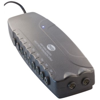 Selectric OXi-GOLD 6 Way Booster Box with Digital Bypass and Circuit Protection