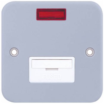 Selectric Metal Clad 13A Fused Connection Unit with Neon