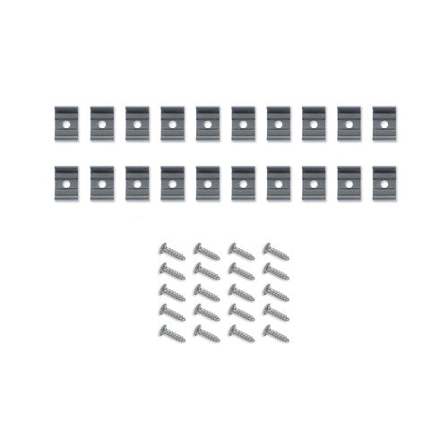 Integral LED 20 Metal Clips And Screws For Ip65 Neon Flex Strip Integral  - ILSTAA300
