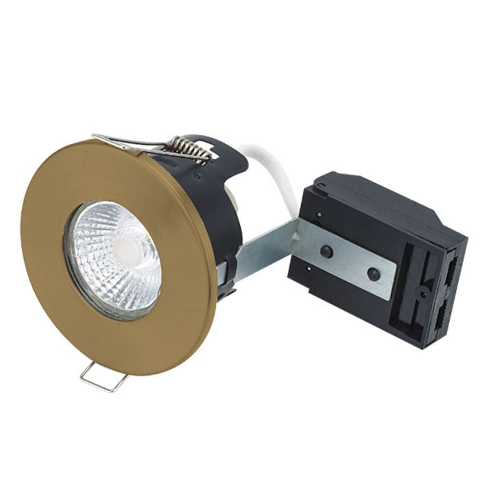 Bell Downlight, Fireproof, 6W 240V, Antique Brass - 10663