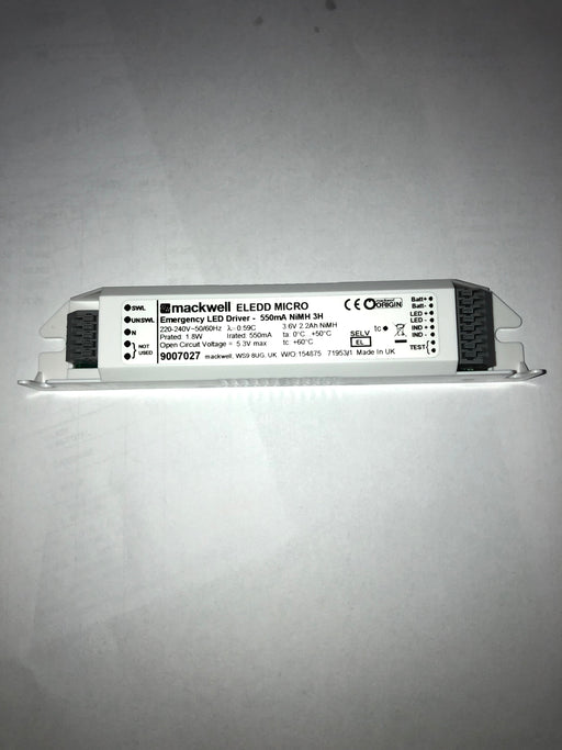Mackwell XY4  Eledd Micro 550Ma  9007027 Non Dali Emergency LED Invertors MACKWELL - Easy Control Gear