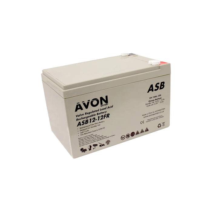 AVON ASB12-12FR 12V 12AH FR VRLA BATTERY FR