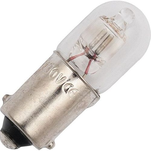 Schiefer Ba9s T10x28mm 110-130V Wire Ended 10000h Clear Red Neon Glass 2500K Non-Dimmable - 092896900