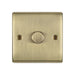 BG Nexus NAB81 Metal Antique Brass Single 1 Gang 2 Way LED Dimmer Switch Bg Nexus Metal - Antique Brass BG - Sparks Warehouse