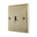 BG Nexus NABBTS1 Metal Antique Brass Single 1G Slave Telephone Socket Bg Nexus Metal - Antique Brass BG - Sparks Warehouse