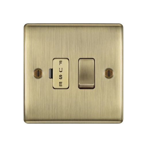 BG Nexus NAB50 Metal Antique Brass 13A Switched Fused Connection Unit Bg Nexus Metal - Antique Brass BG - Sparks Warehouse