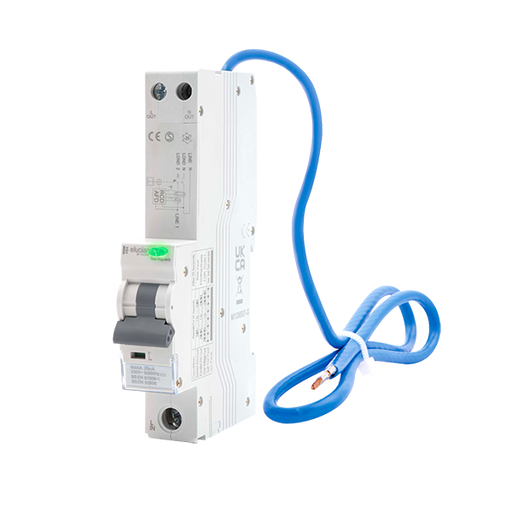 Scolmore CU1AFDD25B Afdd B Curve 1 Pole + Unswitched Neutral True 6ka B Curve 25a Afdd + Rcbo 30ma Trip