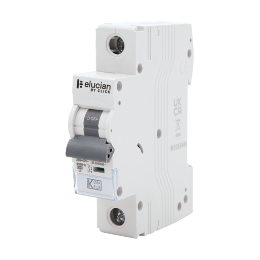 Scolmore CU1MCB25C Mcb C Curve 1 Pole True 6ka C Curve 25a Mcb