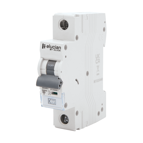 Scolmore CU1MCB25C Mcb C Curve 1 Pole True 6ka C Curve 25a Mcb