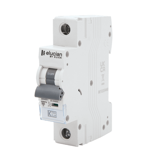 Scolmore CU1MCB6B Mcb B Curve 1 Pole True 6ka B Curve 6a Mcb