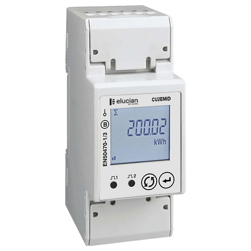 Scolmore CU2EMID Energy Meter  100a Single Phase Multifunction Energy Meter