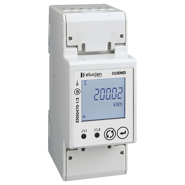 Scolmore CU2EMID Energy Meter  100a Single Phase Multifunction Energy Meter