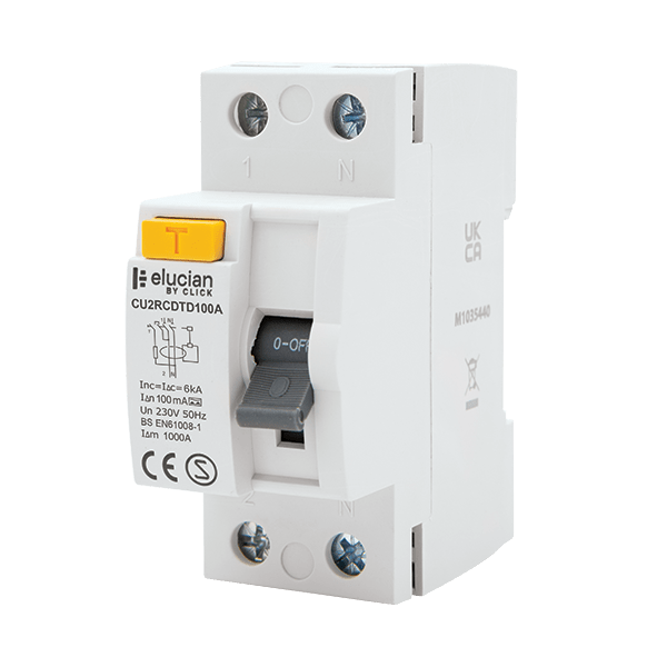 Scolmore CU2RCDTD100A Rcd Type A 2 Pole 100a 100ma Time Delay Rccb (type S)