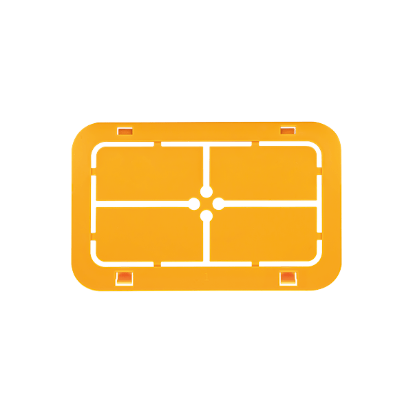Scolmore CUCEPL Spares Knockout Plate Elucian Metal Consumer Unit 99mm X 59mm Consumer Unit Knockout Cable Entry Plate (pack Of 5)