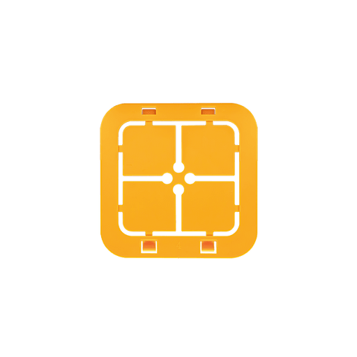 Scolmore CUCEPS Spares Knockout Plate Elucian Metal Consumer Unit 59mm X 59mm Consumer Unit Knockout Cable Entry Plate (pack Of 5)
