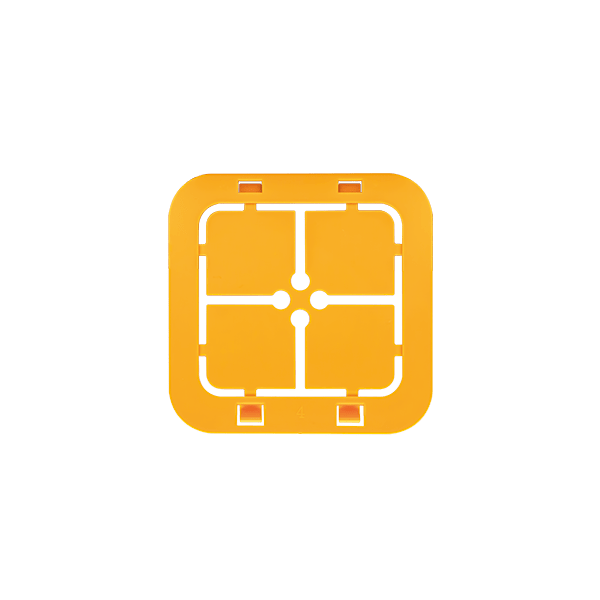 Scolmore CUCEPS Spares Knockout Plate Elucian Metal Consumer Unit 59mm X 59mm Consumer Unit Knockout Cable Entry Plate (pack Of 5)