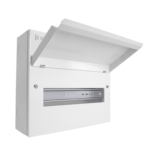 Scolmore CUEB12 Consumer Unit Unfurnished 12 Way Unpopulated Elucian Metal Consumer Unit