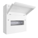 Scolmore CUEB8 Consumer Unit Unfurnished 8 Way Elucian Metal Consumer Unit Unpopulated