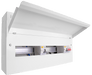 Scolmore CUEHIB22MSRCD16 Consumer Unit Combiboard 22 Way Elucian High Integrity Metal Consumer Unit With 100a Mains Switch & 2 X 80a Rccb (16 Free Ways)