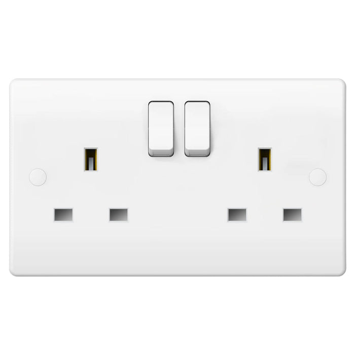 Caradok 2G 13A DP Switched Socket