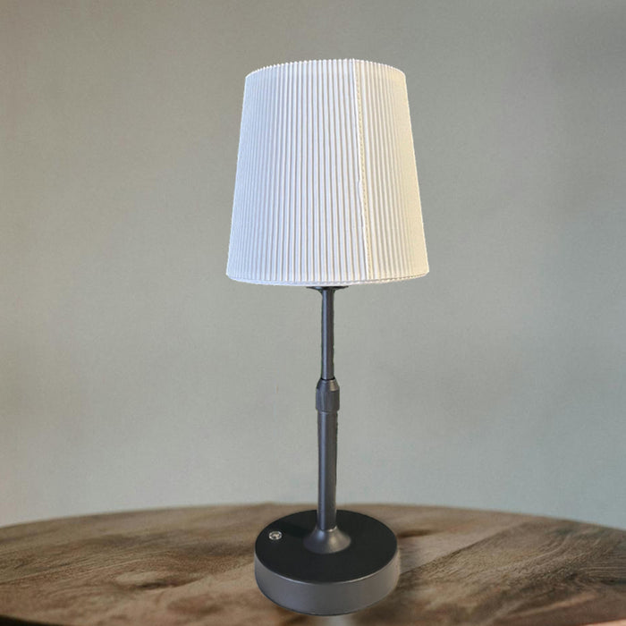 Caradok - The Callington - Cordless LED Dimmable USB Stainless Steel Rechargeable Table Lamp 5200mAh