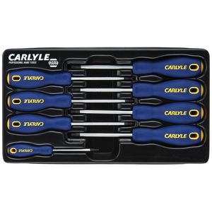 CARLYLE TOOLS - 8 PIECE STAR HEX SCREWDRIVER SET - SDST8