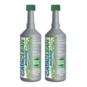 2X CATACLEAN PETROL FUEL AND EXHAUST SYSTEM CLEANER 500ML