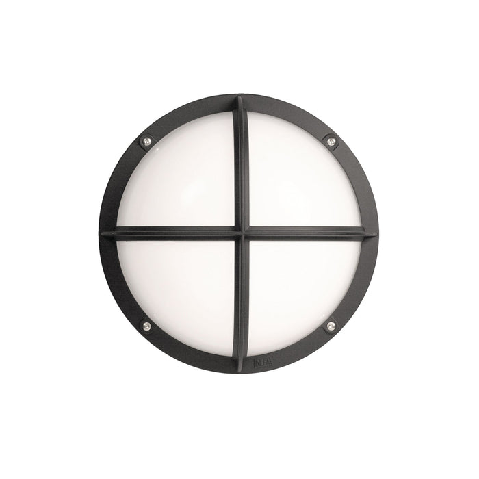 Bailey DEFA105110 - Neptune 001 Cross Opal GLS E27 1X60W Black Bailey Bailey - The Lamp Company