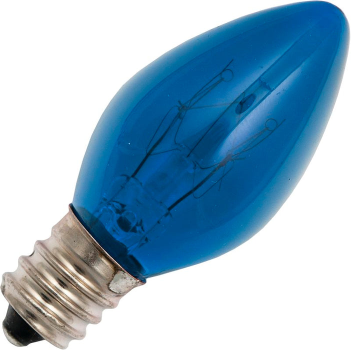 Schiefer E12 Candle C22x54mm 240V 10W CC-5A 1500h Clear Blue K Dimmable - DISCONTINUED