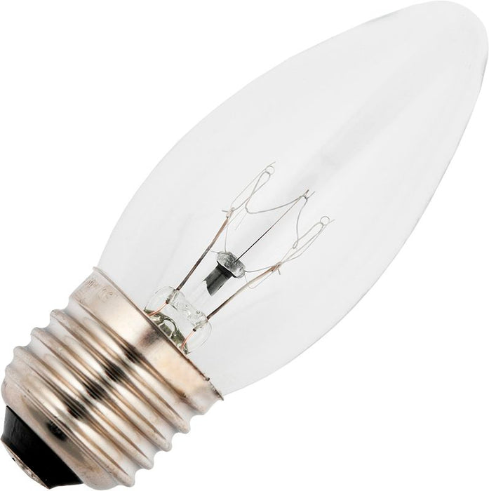 Schiefer E27 Candle C35x95mm 235V 40W 3-CC9 RC 1000h Clear 2500K Dimmable - 270084000