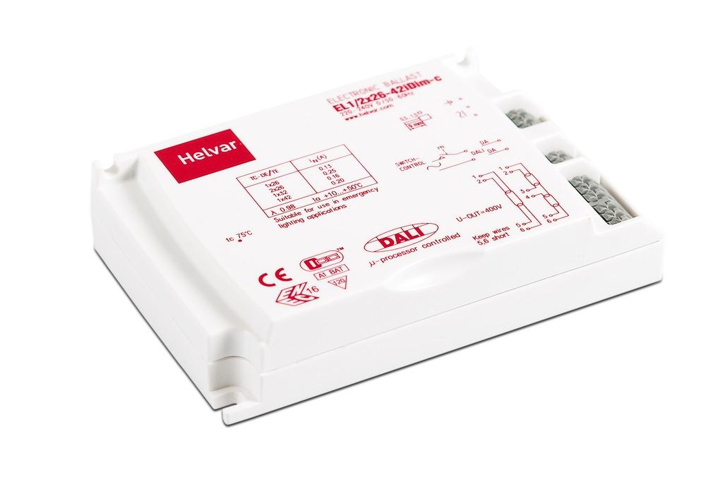 Helvar EL1/2×26-42 IDIM-c (Dali Dimming) dali Helvar - Easy Control Gear