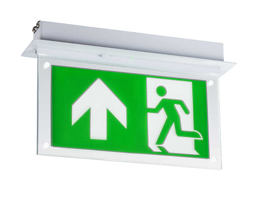 Knightsbridge EMLREC 230V 2W Recessed LED Emergency Exit sign - Knightsbridge - Sparks Warehouse