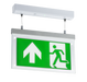 Knightsbridge EMLSUS 230V  2W LED Suspended Double-Sided Emergency Exit Sign - Knightsbridge - Sparks Warehouse