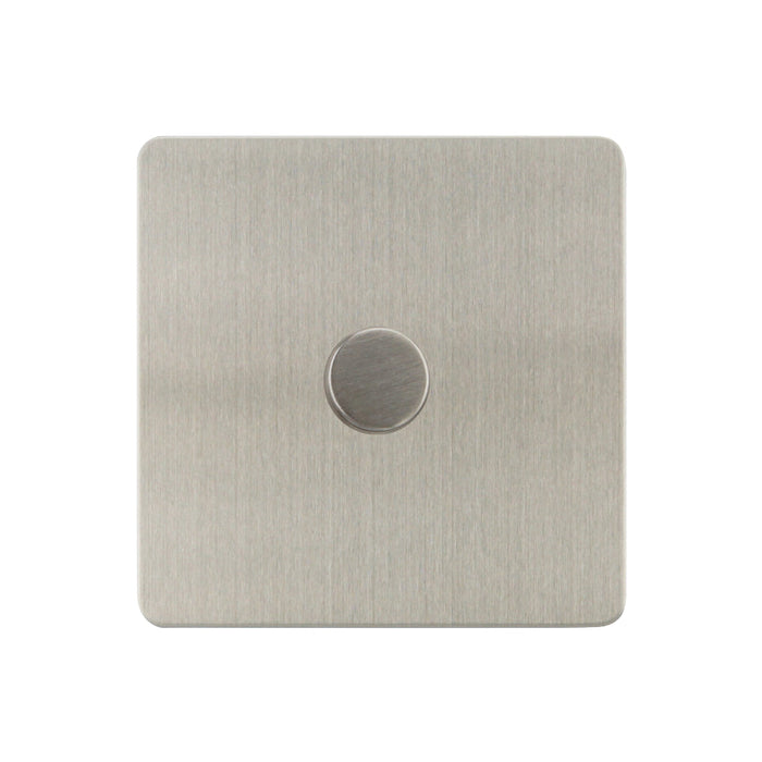 Caradok - The Ultra Flat - Brushed Chrome - FN146IUD - 1G Intelligent Universal Dimmer Switch Brushed Chrome (1 X 200W)