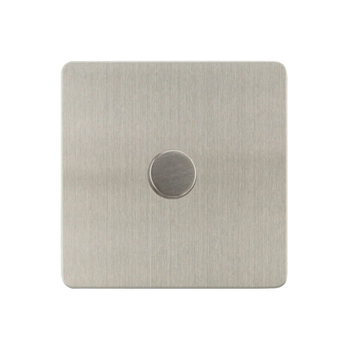 Caradok - The Ultra Flat - Brushed Chrome - FN151D - 500W 1G 2Way Incandescent Dimmer Brushed Chrome
