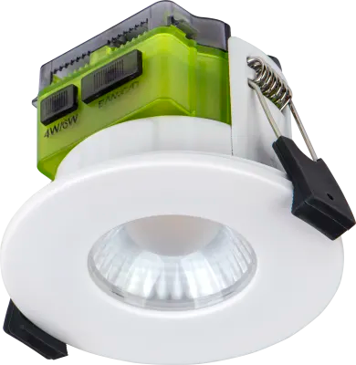 Luceco FTF6WCCT F-Type MK2 6W Power Change & CCT Change Fire Rated IP65 Dimmable Downlight