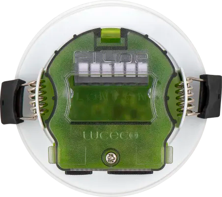 Luceco FTF6WD2W F-Type MK2 6W Power Change & CCT Change Fire Rated IP65 Dim2Warm Dimmable Downlight