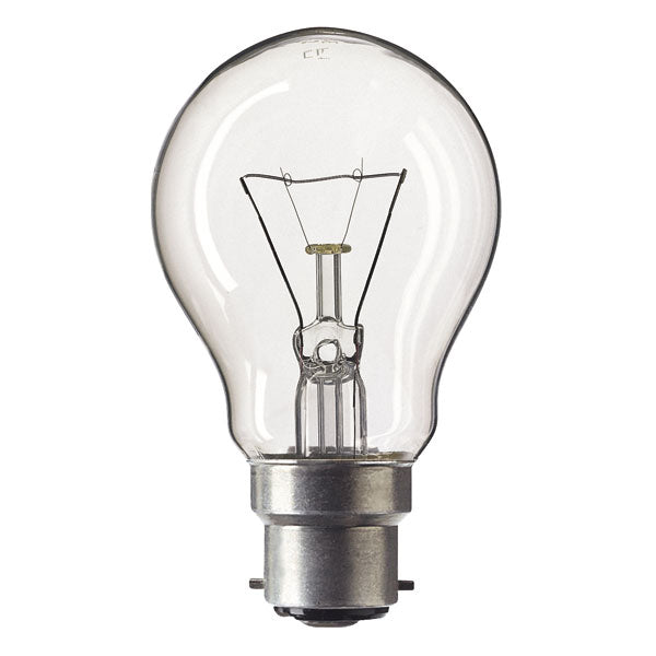 GLS 100w B22d/BC 240v Clear Light Bulb - DISCONTINUED
