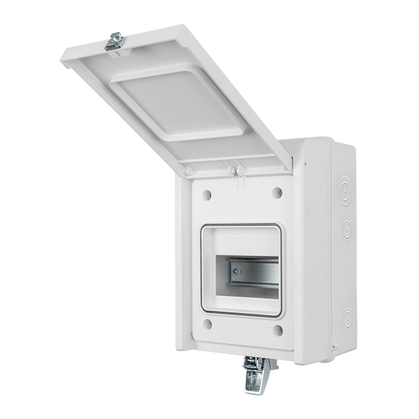 Scolmore GUEB5IP65 Consumer Unit Garage 5 Way Elucian Ip65 Metal Garage Unit Unpopulated