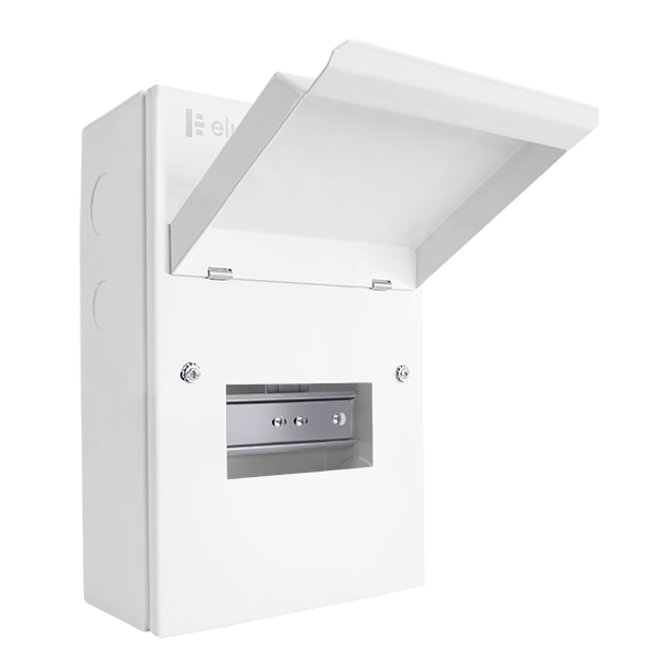 Scolmore GUEB5 Consumer Unit Garage 5 Way Elucian Mini Metal Garage Unit Unpopulated