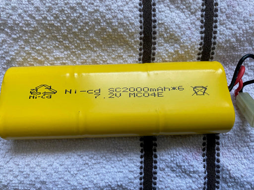 6/1SC2-C 7.2V 2Ah Sub C Ni-CD Emergency Batteries Easy Control Gear - Easy Control Gear