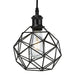 Knightsbridge CAG2MB Pendant Cage - Matt Black Knightsbridge - Sparks Warehouse